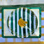 Banana Stripe China Plate