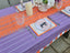 Purple Stripe Tablecloth