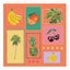 Tropical Stamp Orange Wall Art