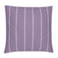Purple and White Stripe Cushion