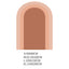 Arch Brown Pink Wall Decal
