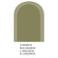 Arch Sage Green Wall Decal