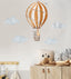Animal Hot Air Balloon Wall Decal