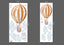 Animal Hot Air Balloon Wall Decal
