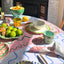 Pink and Green Squiggle Table Runner