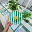 Banana Stripe Party Plate
