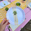 Coconut Palm Party Plate