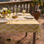 Yellow and White Wavy Tablecloth