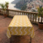 Yellow and White Wavy Tablecloth