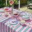 Pink and Green Squiggle Table Runner
