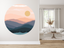 Sunset Circle Wall Decal