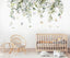 Hanging Leaves and Butterflies Wall Decal