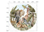 Safari Animals Circle Wall Decal