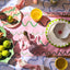 Pink and Green Squiggle Table Runner