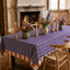 Purple Stripe Tablecloth